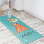 Tapete De Yoga Yogi Sloth<br><div class="desc">Yogi Sloth - Este é o melhor tapete de ioga porque nada pode ser mais Zen do que um Yogi Sloth resfriado! Personalize-o com o seu nome para o fazer mais,  o seu próprio tapete de ioga! Uma maravilhosa opção de presente para amantes de preguiça em todo lugar. Mmmmmmmmmm!</div>