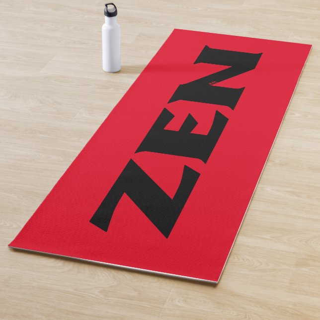 Tapete De Yoga Zen Black Red Mat (In Situ)
