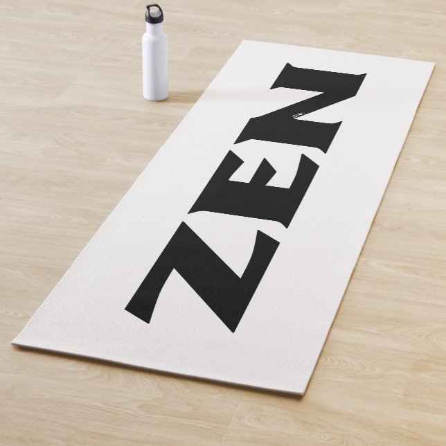 Tapete De Yoga Zen Black White Mat (In Situ)