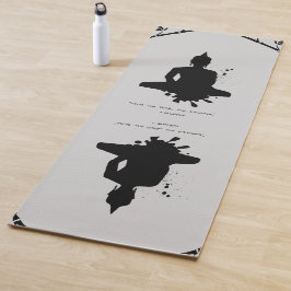 Tapete De Yoga Zen Citação: Sabedoria e Meditação