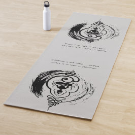 Tapete De Yoga Zen Citação: Sabedoria e Meditação