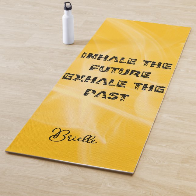 Tapete De Yoga Zen | Cota Yoga | Matriz de nomes personalizados (In Situ)