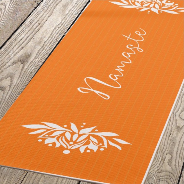 Tapete De Yoga Zen Flaming Lotus Flower Yoga Mat (Criador carregado)