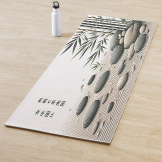 Tapete De Yoga Zen Harmony Bamboo & Stone
