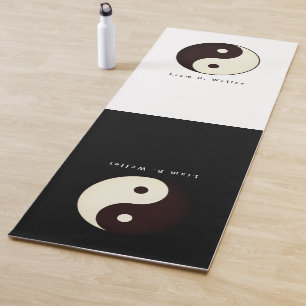 Tapete De Yoga Zen Yin Yang Mindful Exercise