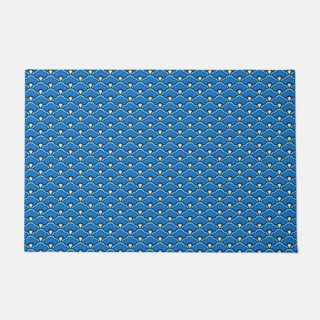 Tapete Deco Chinês Espalhaços, Ocean Blue e Indigo (Frente)