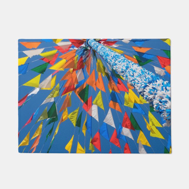 Tapete Decoração de Bandeira Triangular (Frente)