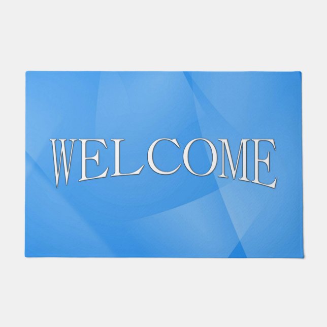 Tapete Delicar camadas de azul (Frente)