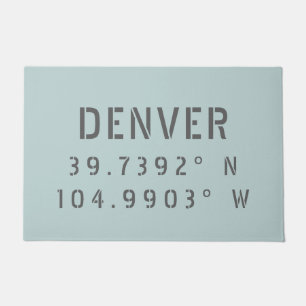 Tapete Denver Latitude e Longitude