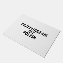 Desculpe Meu idioma polonês