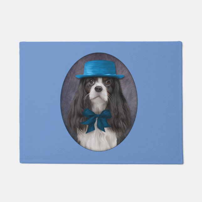 Tapete Desenhando Cavalier Rei Charles Spaniel (Frente)