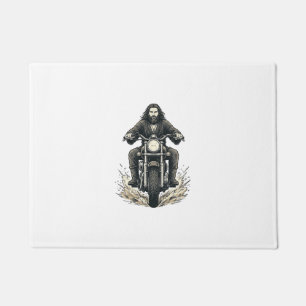 Tapete Desenho Vetorial de Motociclista com Gravação Anti