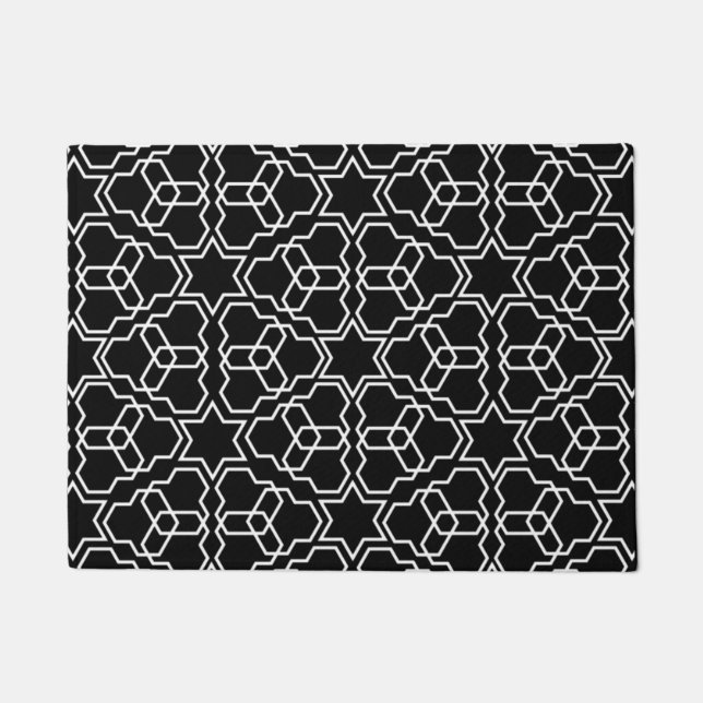 Tapete Design Árabe - Padrão Geométrico Islâmico (Frente)