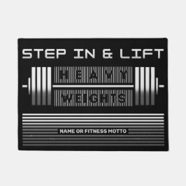 Tapete Design Barbell para Malhação para ginástica