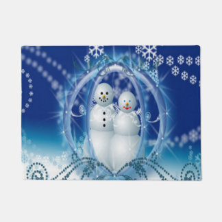 Tapete Design Casal de Casamento no inverno de Neve