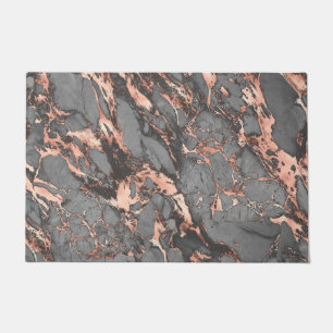 Tapete design Cinza de mármore de ouro rosa