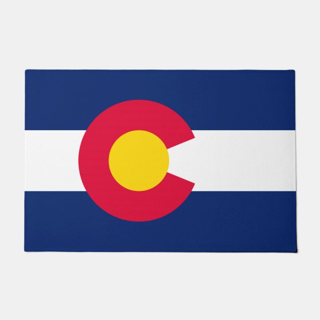 Tapete Design da bandeira do estado de Colorado (Frente)