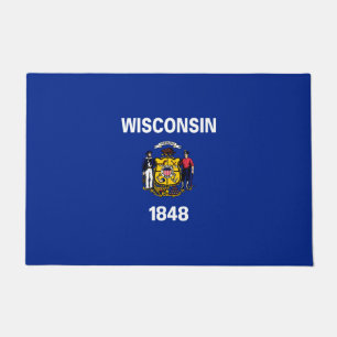 Tapete Design da bandeira do estado de Wisconsin