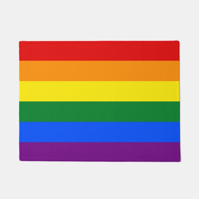 Tapete Design da bandeira do orgulho gay do arco-íris da (Frente)