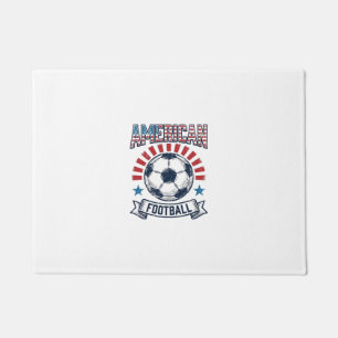 Tapete Design de Camisa de Bola de Futebol Americano Vint