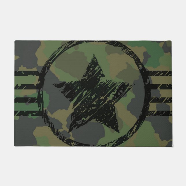 Tapete design de camuflagem militar (Frente)