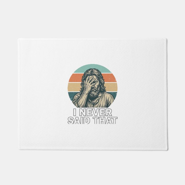 Tapete Design de Citação de Engravamento Vintage Facepalm (Frente)
