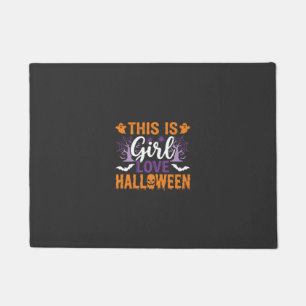 Tapete Design de Fantasma de Halloween do Amor de Garota_