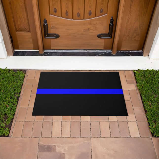 Tapete Design de gráfico Thin Blue Line Simbólico (Ar livre)