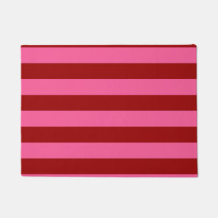 Tapete Design de Listras Rosa Vermelho Marinho