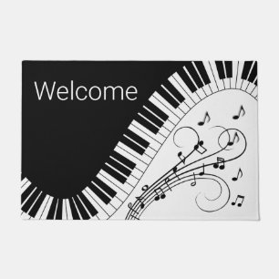 Tapete Design de Música do Teclado Piano