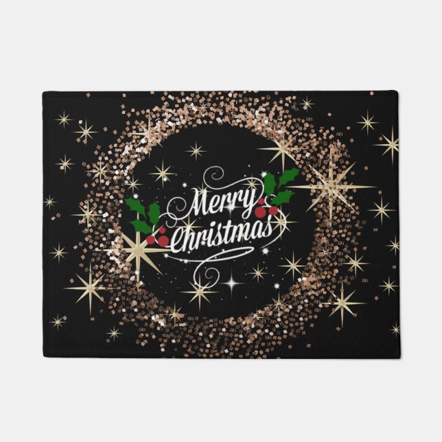 Tapete Design de Natal Festivo Feliz, (Frente)
