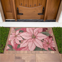 Design de Poinsettia de Natal rosa