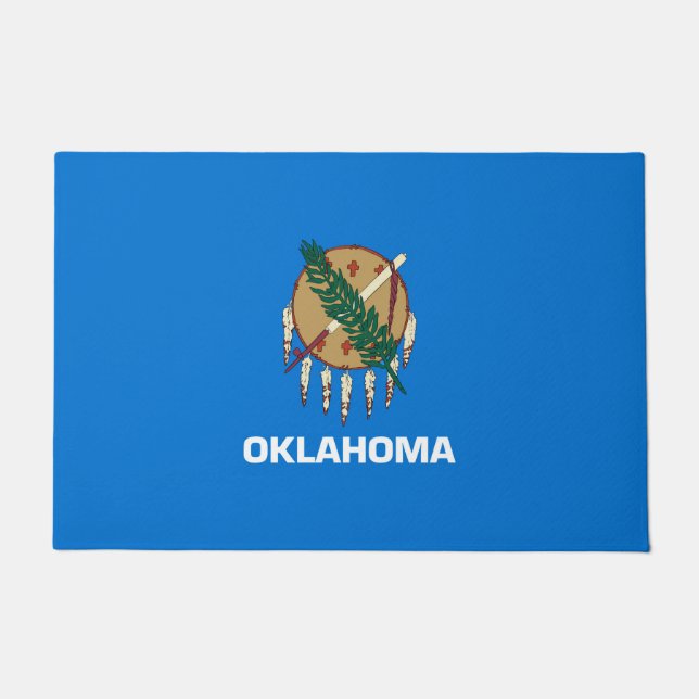 Tapete Design de Sinalizador do Estado de Oklahoma (Frente)