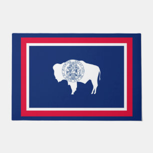 Tapete Design de Sinalizador do Estado Wyoming