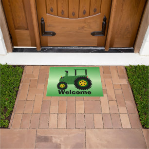 Tapete Design de Trator Verde Personalizado