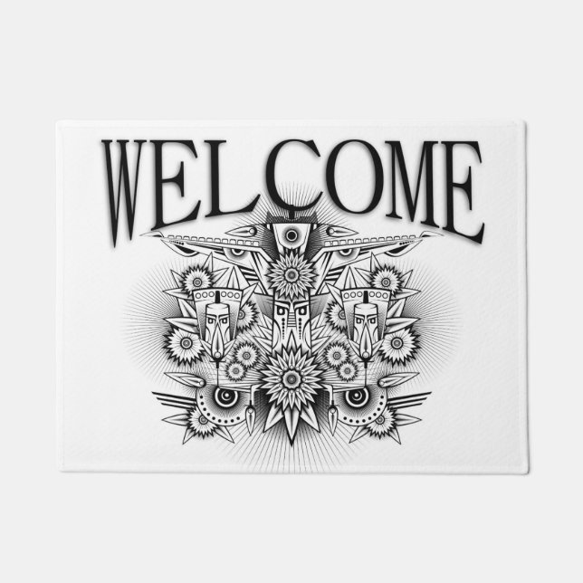 Tapete Design de Tribo Artístico (Frente)