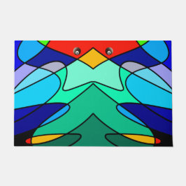 Tapete Design do abstrato cardinário de vidro escondido