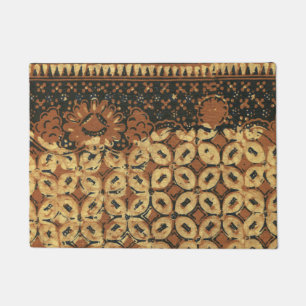 Tapete Design do padrão de arte do café Bean Batik