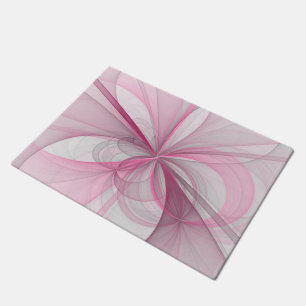 Tapete Design Fractal de Cinza Abstrato moderno