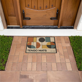 Tapete Design geométrico moderno personalizável de meados