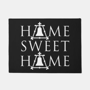 Tapete Design Home doce Home de Fleur - preto & branco -