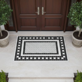 Tapete Design preto e branco de padrão simples