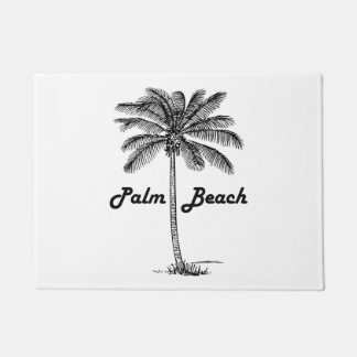 Tapete Design preto e branco do Palm Beach Florida & da