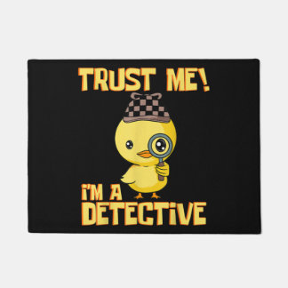 Tapete Detetive Duck Design - Confie em mim como detetive