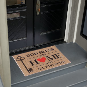 Tapete Deus abençoe Esta Casa
