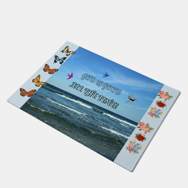 Tapete Deus É Bom O Tempo Todo (Inclinado)