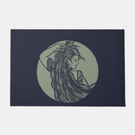 Tapete Deusa da Terra Bruxa Verde Pagan Druidas Bruxas