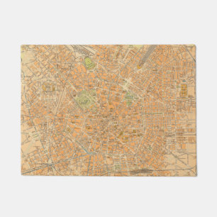 Tapete Di Milão de Pianta - mapa de Milão, Italia