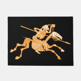 Tapete Dia da esteira de porta de esqueleto inoperante