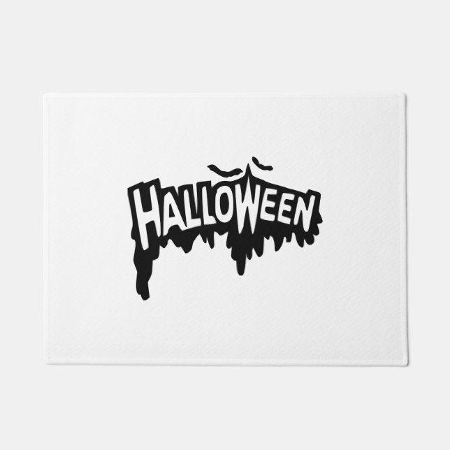 Tapete Dia das Bruxas Negro (Frente)